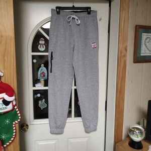 New Reebok Gray Slim Sweatpants Size Men's M